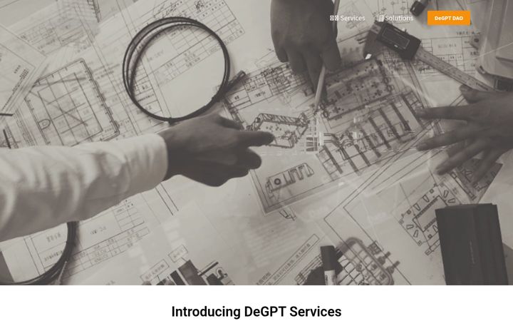 Екранна снимка на degpt.io