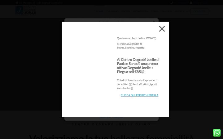 Screenshot of degradejoelledipaolaesara.it