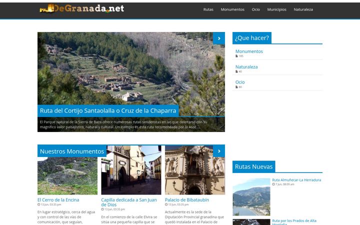 Ekrano kopija degranada.net