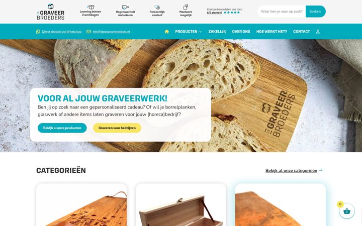 Screenshot of degraveerbroeders.nl