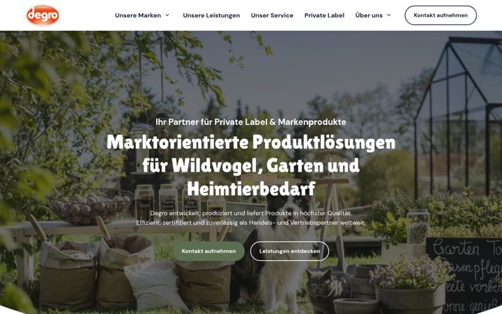 Screenshot of degro.de