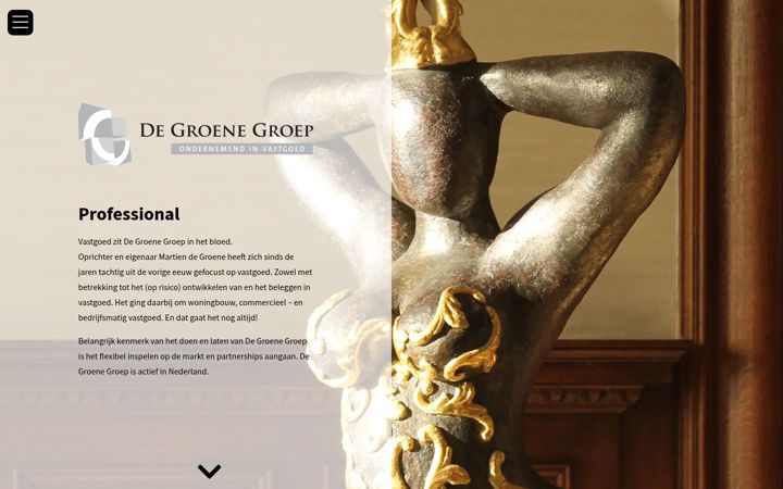 Skjermbilde av degroenegroep.nl