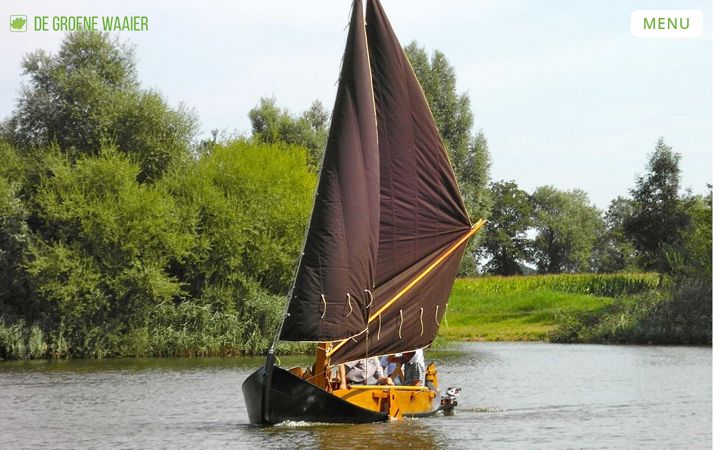 Screenshot von degroenewaaier.nl