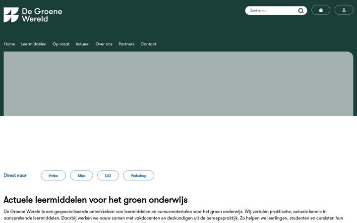 Screenshot von degroenewereld.nl