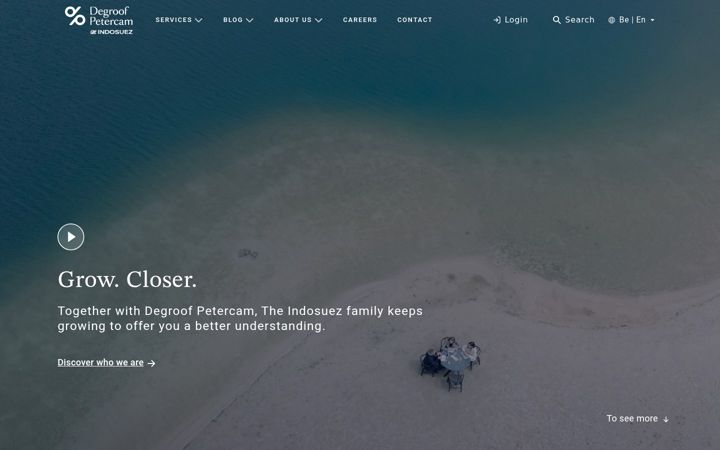 Screenshot of degroofpetercam.com