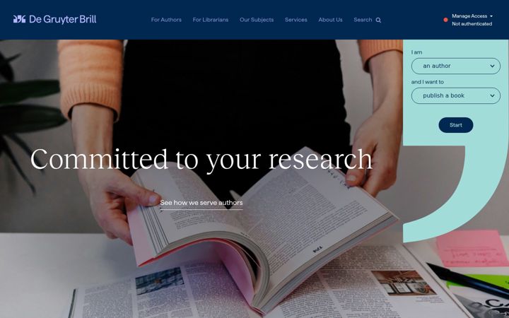 Screenshot του degruyterbrill.com