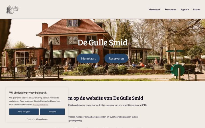 Skjermbilde av degullesmid.nl