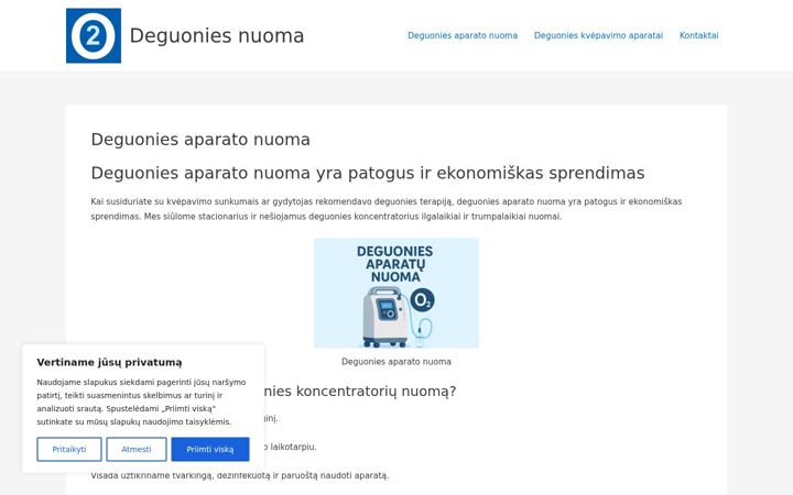 Capture d'écran de deguoniesnuoma.lt