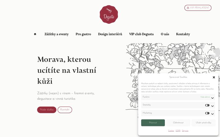 Skärmbild av degusta.cz