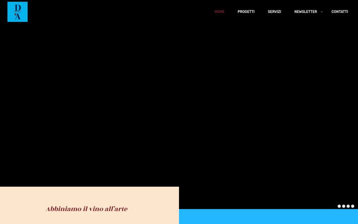 Screenshot of degustazionidarte.it