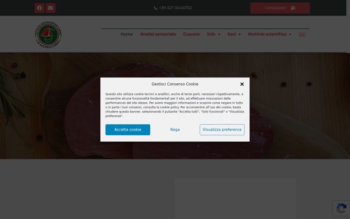 Screenshot of degustibuscarnis.it