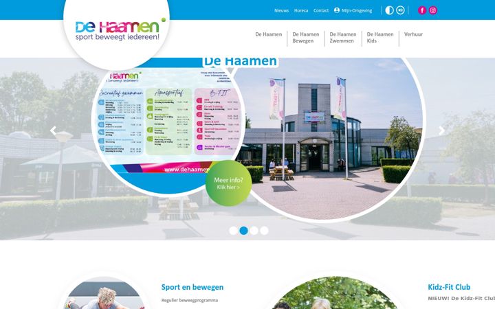 Skjermbilde av dehaamen.nl