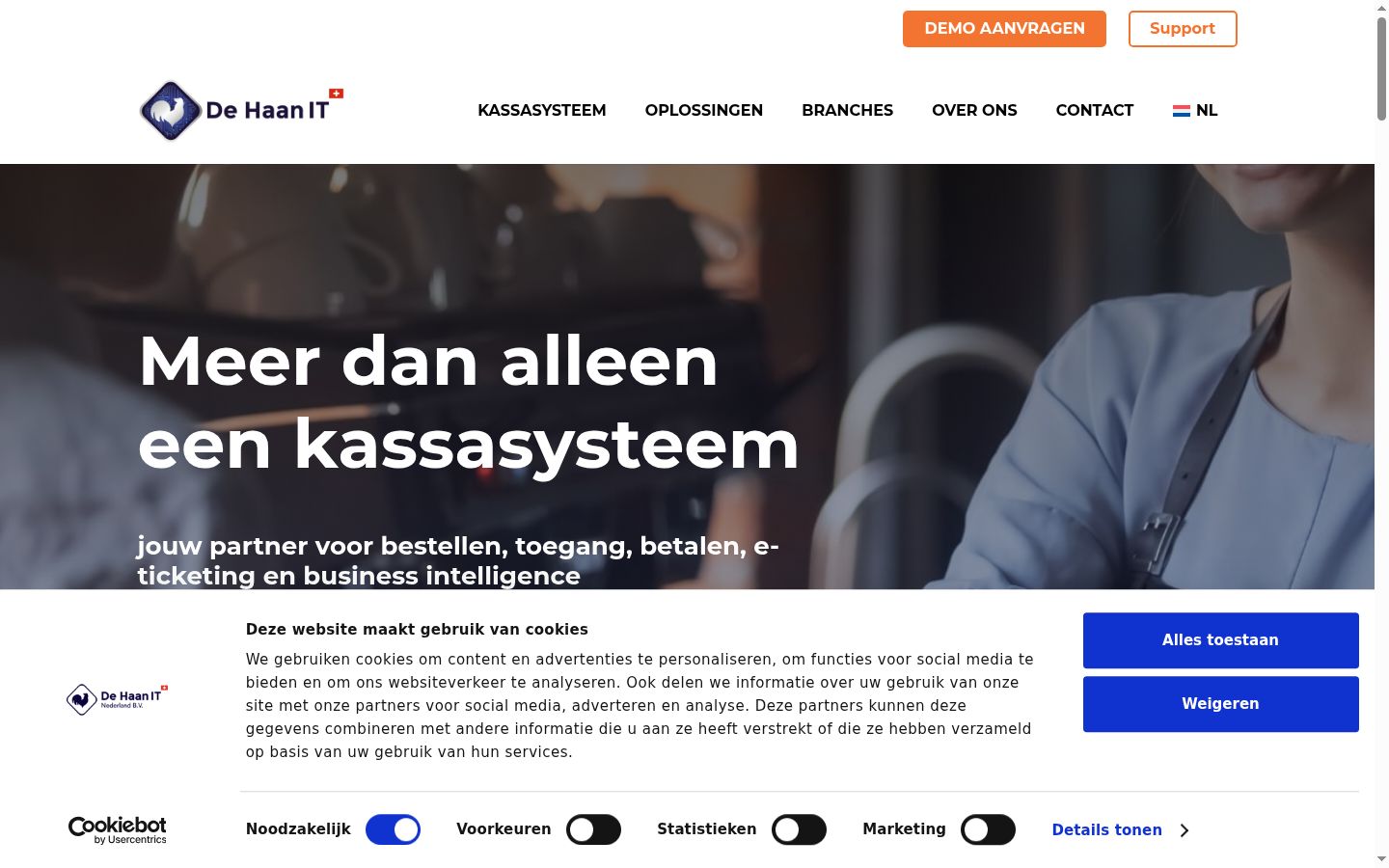 Screenshot tal-banner tal-kunsens muri qabel kwalunkwe interazzjoni