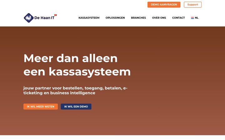 Screenshot of dehaanit.com