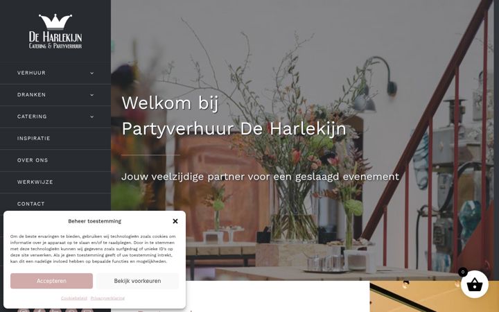 Skjermbilde av deharlekijn.nl