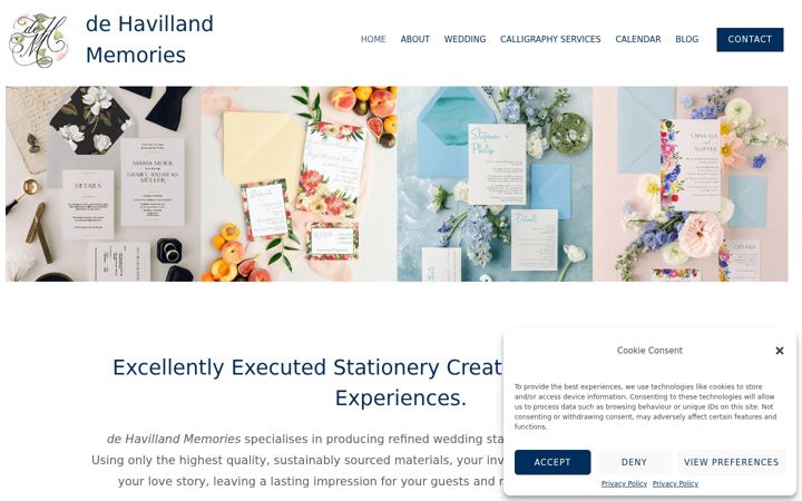 Screenshot of dehavillandmemories.com