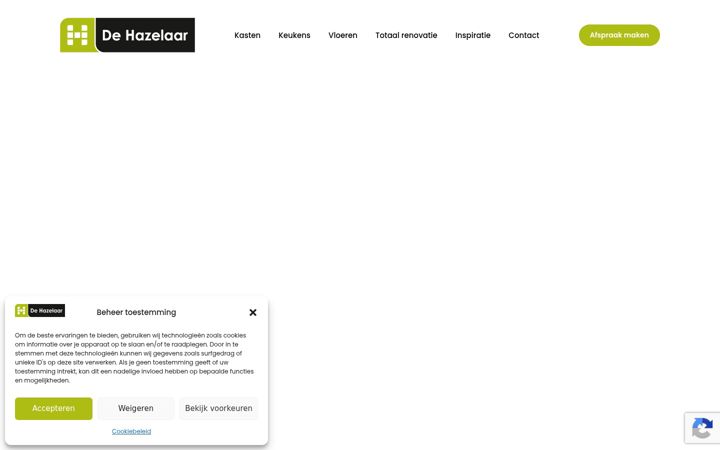 Skjermbilde av dehazelaar.nl