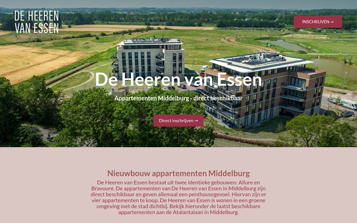 Skjámynd af deheerenvanessen.nl