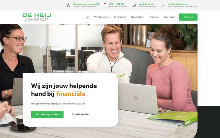 Skjámynd af deheij.nl