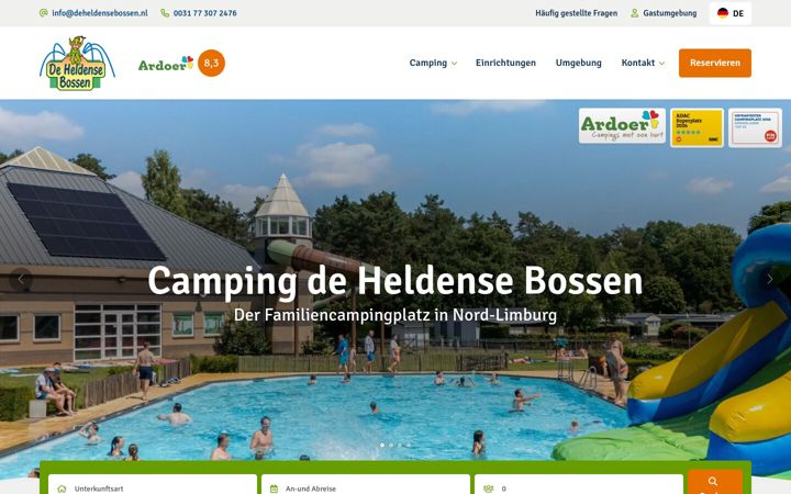 Screenshot of deheldensebossen.de