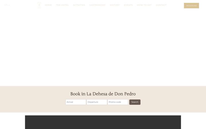 Screenshot ta' dehesadonpedro.com