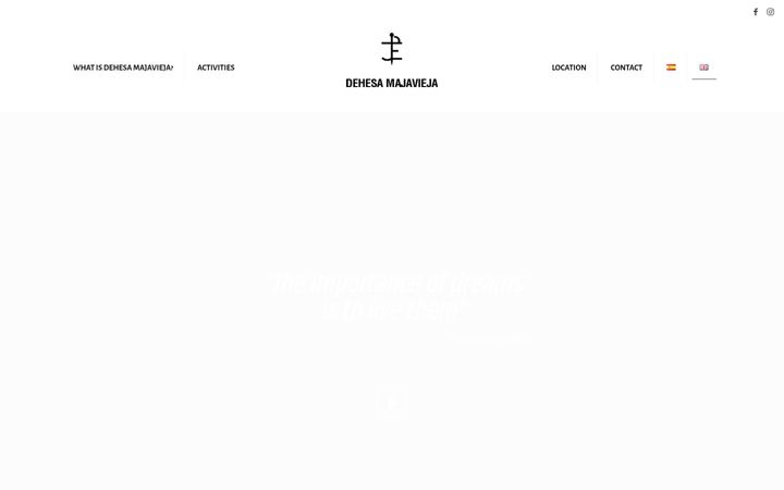 Screenshot of dehesamajavieja.com