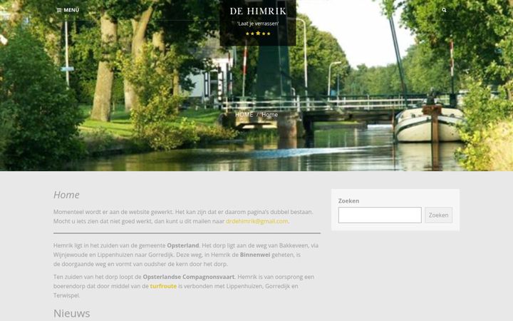 Screenshot di dehimriknieuw.nl