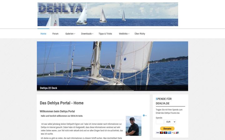 Screenshot of dehlya.de