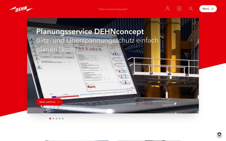 Screenshot of dehn.at