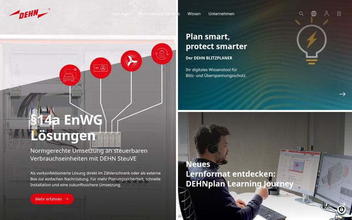 Screenshot of dehn.de