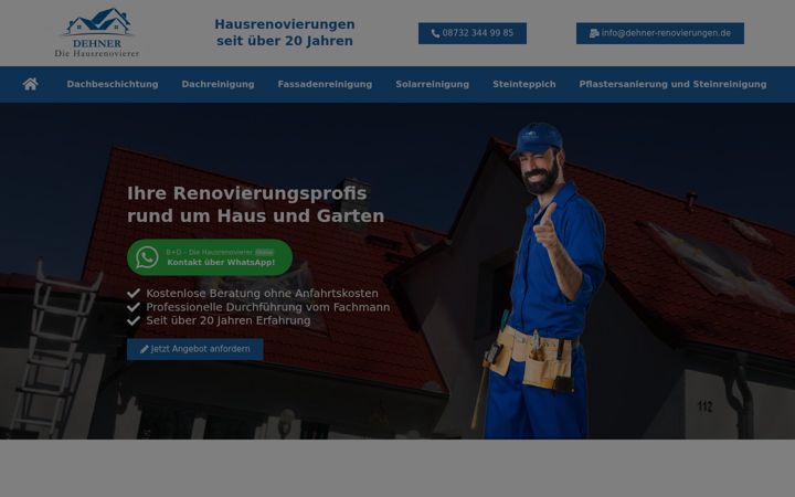 Screenshot of dehner-renovierungen.de