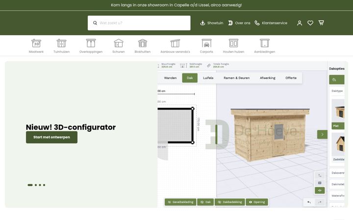 Screenshot of dehoevebuitenleven.nl