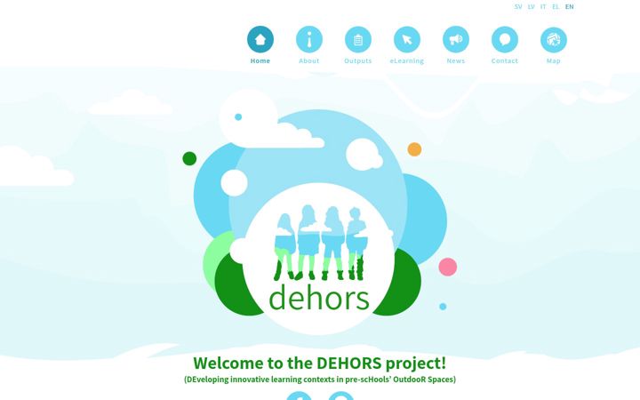 Screenshot of dehors-project.eu