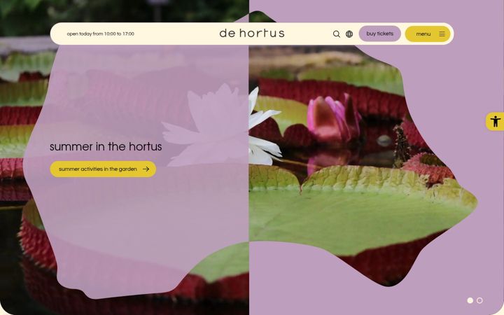 Skærmbillede af dehortus.nl