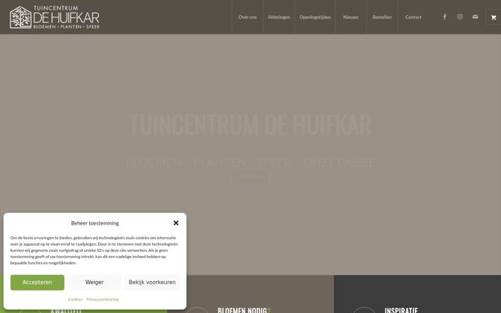 Screenshot of dehuifkar.com
