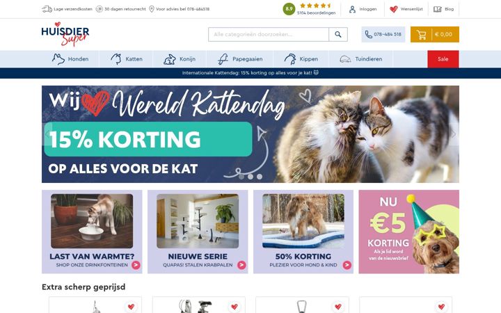 Screenshot of dehuisdiersuper.be