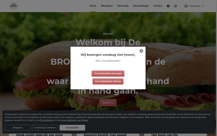 Screenshot of dehuismeesters.net