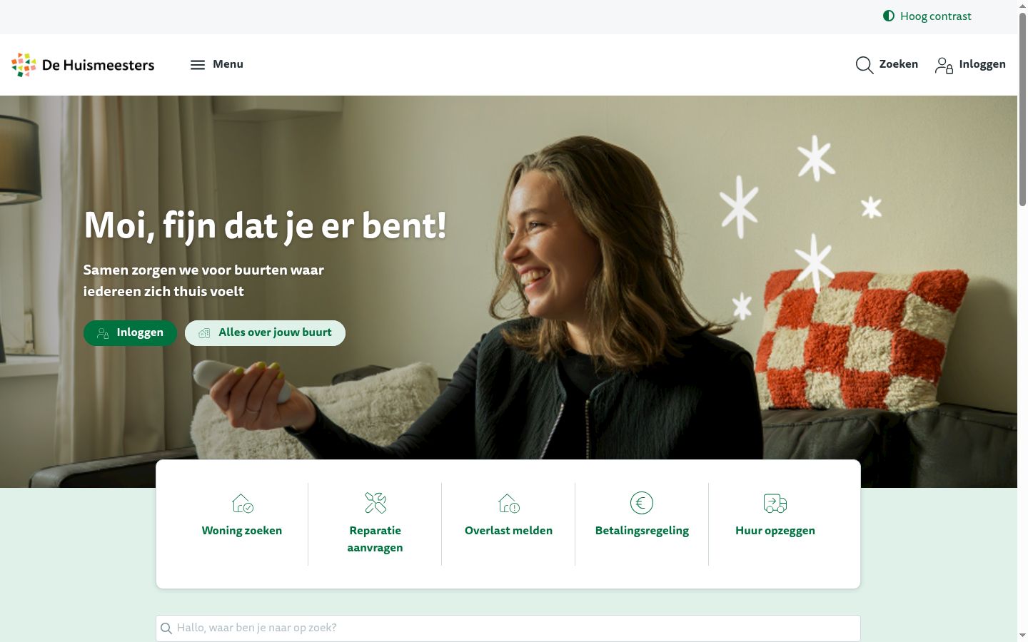 Skjermbilde av samtykkebanneret slik det vises før noen interaksjon