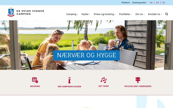 Screenshot of dehvidesvaner.dk
