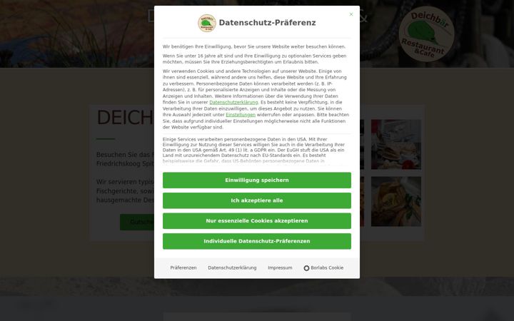 Screenshot of deichbaer.de