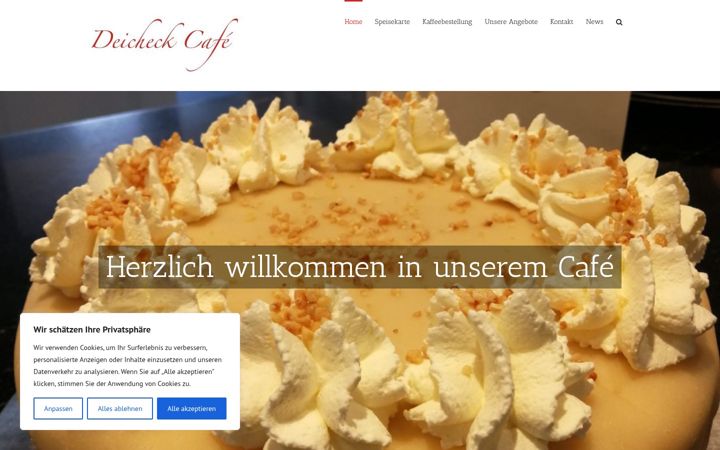 Screenshot of deicheck-cafe.de