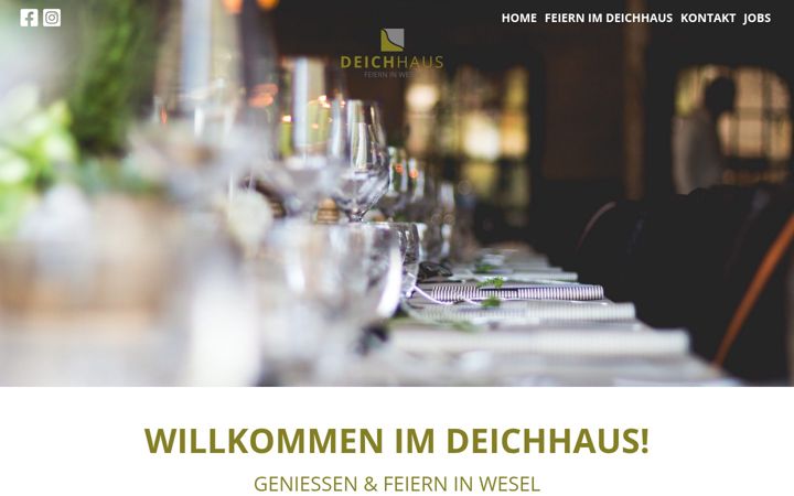 Screenshot of deichhaus-wesel.de