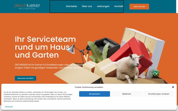 Screenshot of deichkieker.com