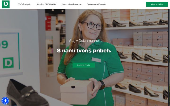 Screenshot of deichmann-kariera.sk