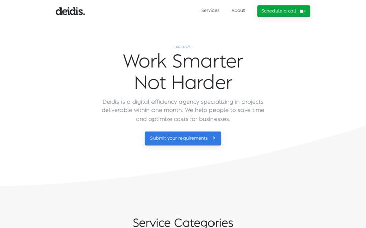 Screenshot of deidis.com