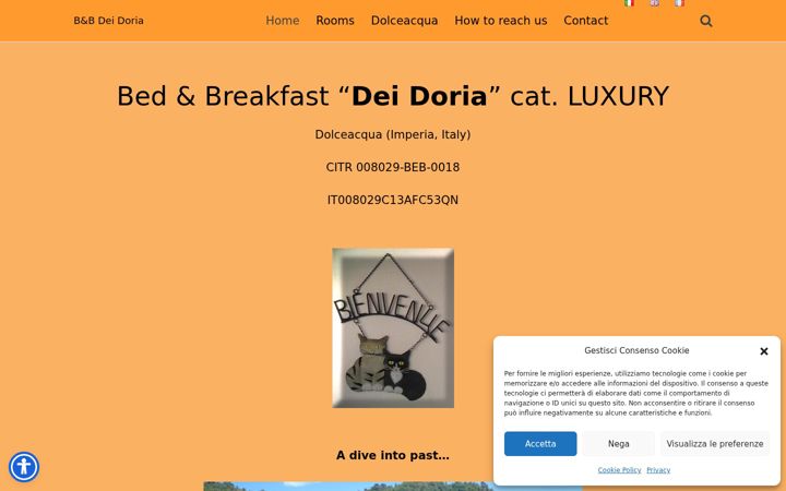 Captură de ecran a deidoria.it