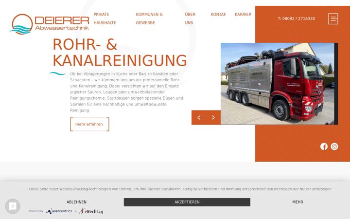 Screenshot of deierer.de