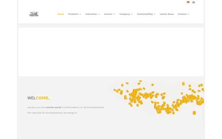 Screenshot of deifel-masterbatch.de
