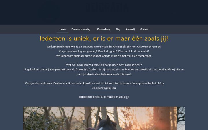 Skjermbilde av deigratia.nl