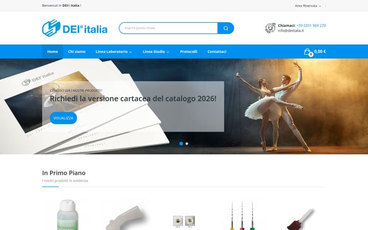 Screenshot of deiitaliashop.it